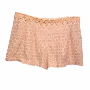 Coco Kelen Peach Lace Shorts - HP